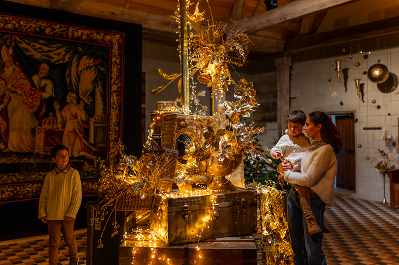 Noël au pays des châteaux I Visite guidée de Noël