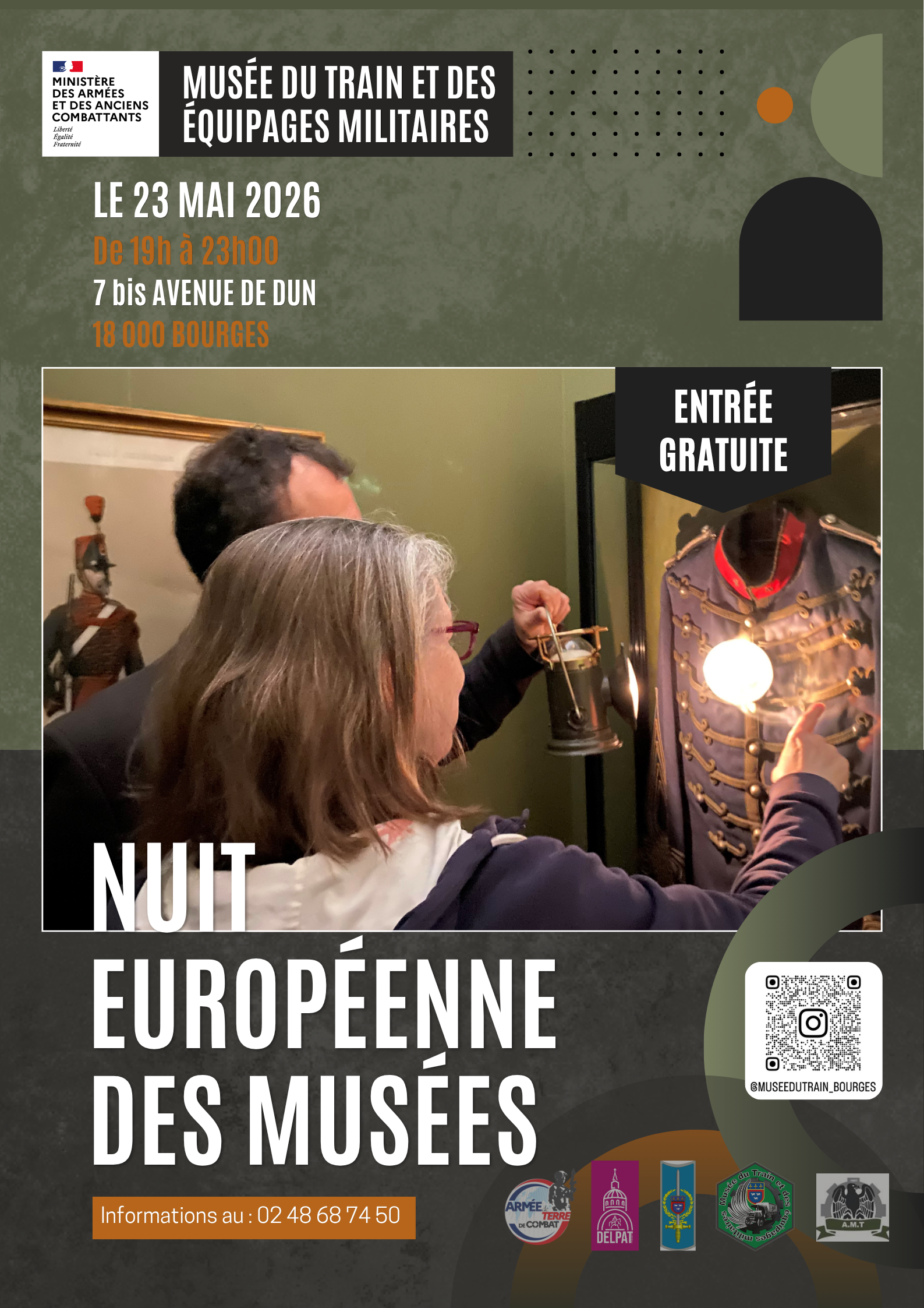 Nuit Européenne des Musées : Musée du Train et des équipages militaires