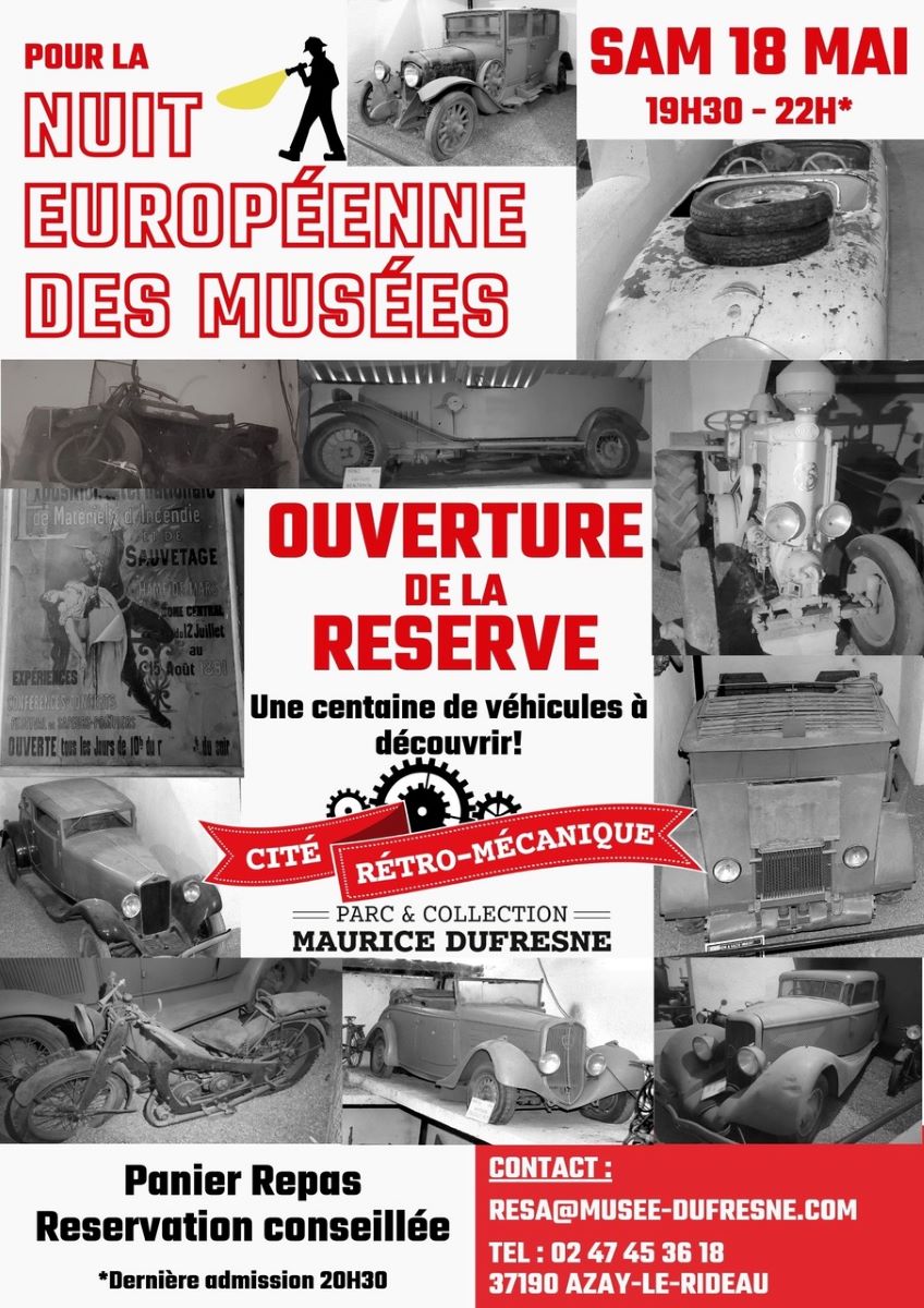 Nuit des musées - A La Découverte des réserves... Le 18 mai 2024