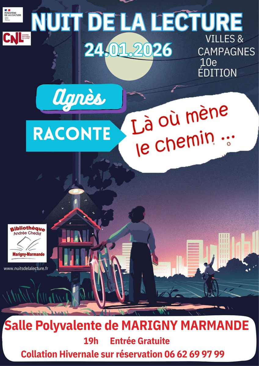 Nuit de la lecture - Agnès raconte... Là où mène le chemin