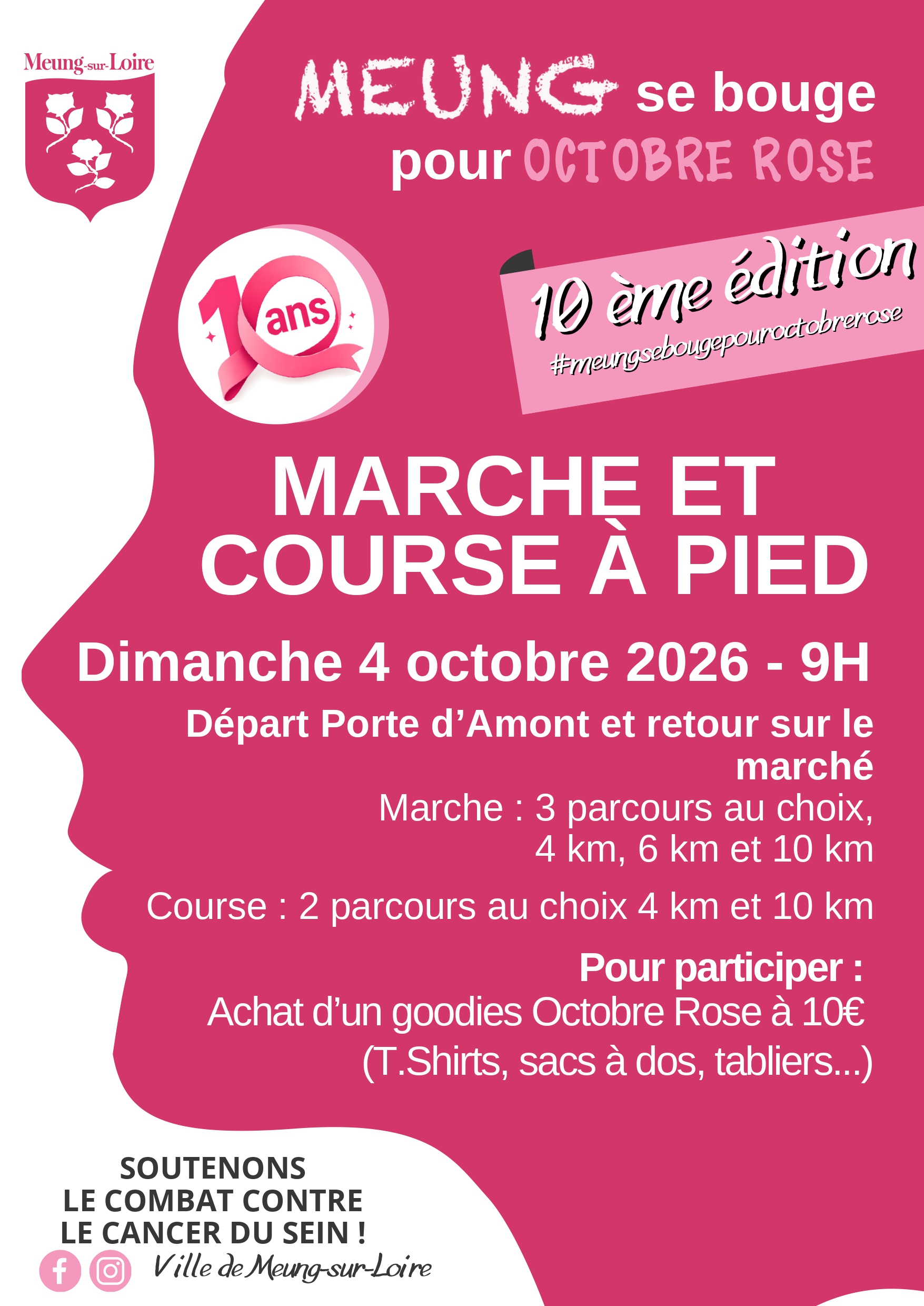 Meung se bouge pour Octobre Rose