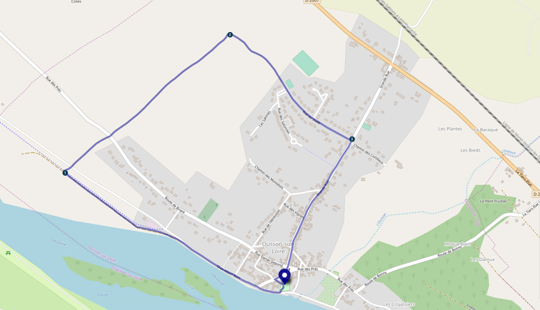 Circuit du village et de la Loire, Ousson-sur-Loire - photo 2