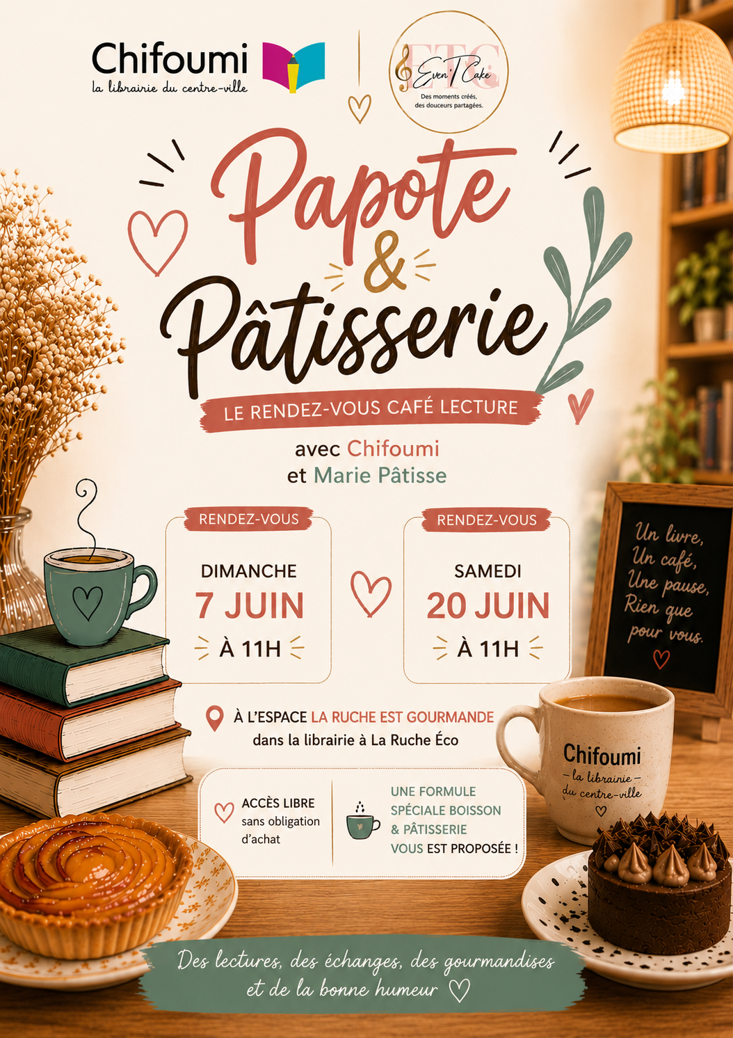 Papote & Pâtisserie — visuel événement