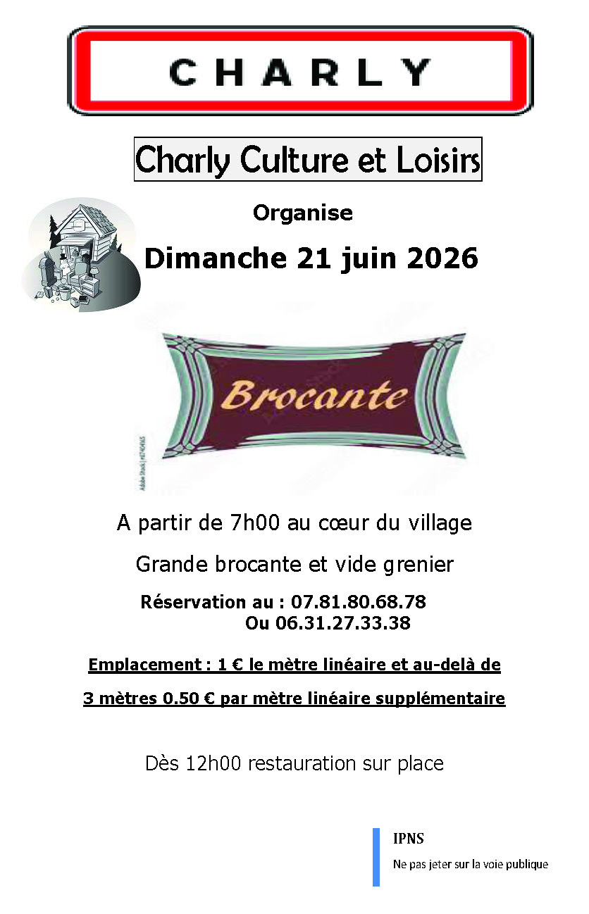 Brocante — visuel événement