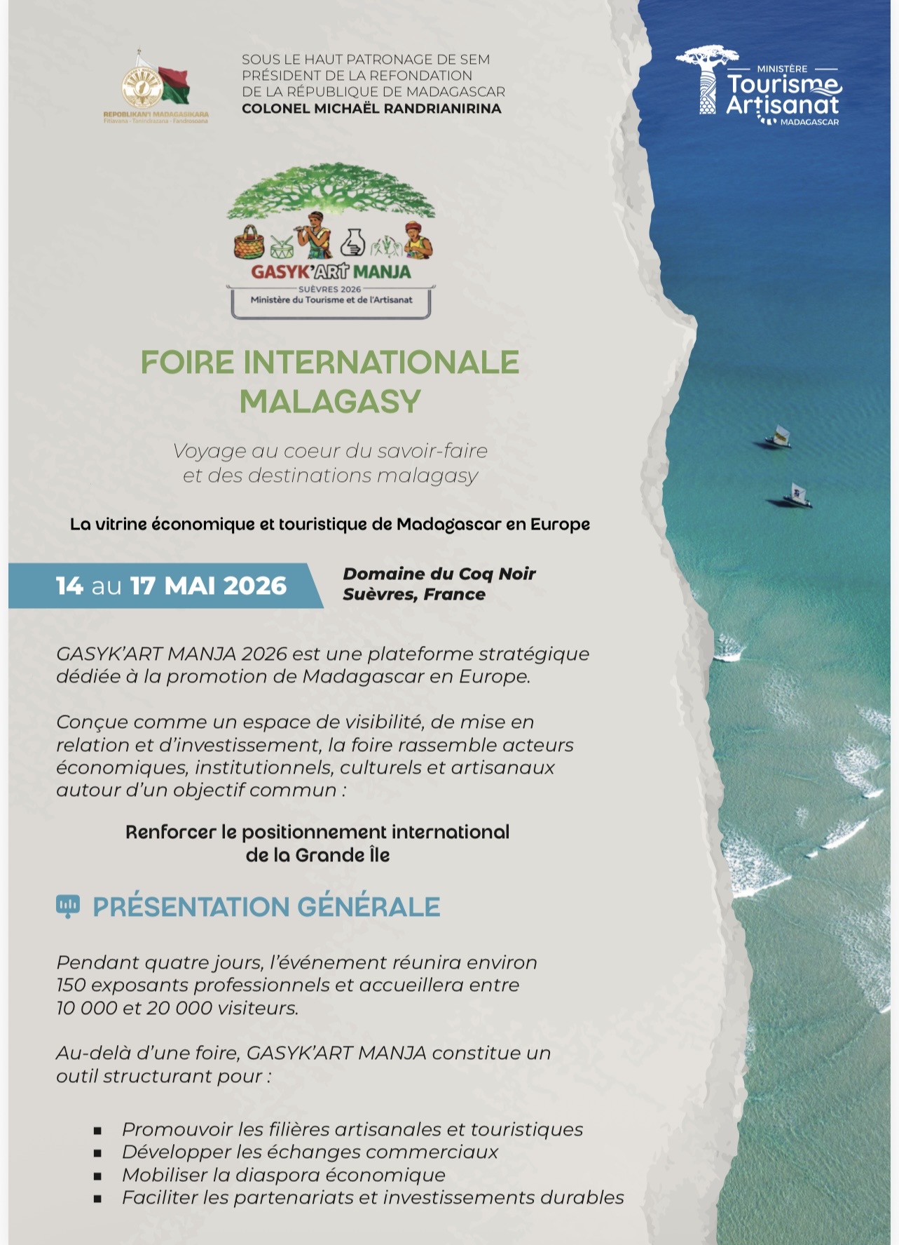Foire internationale Malgache - artisanat & tourisme