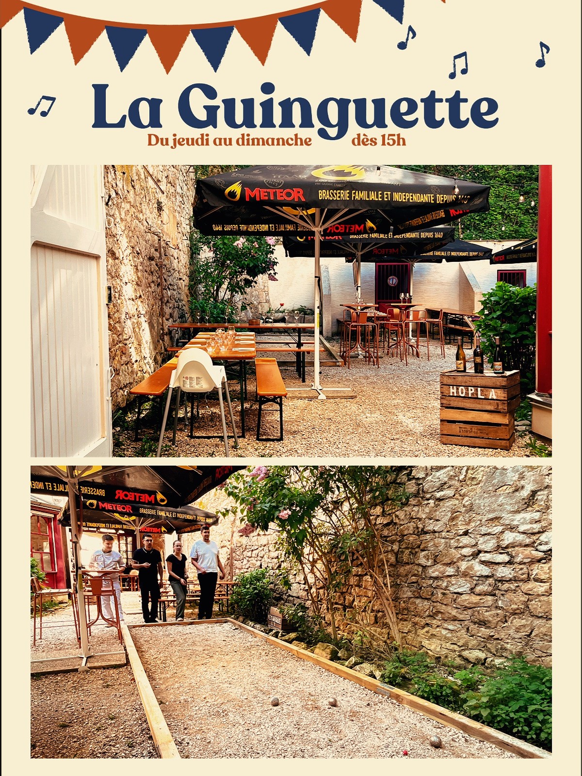 La guinguette du Relais des Braconniers