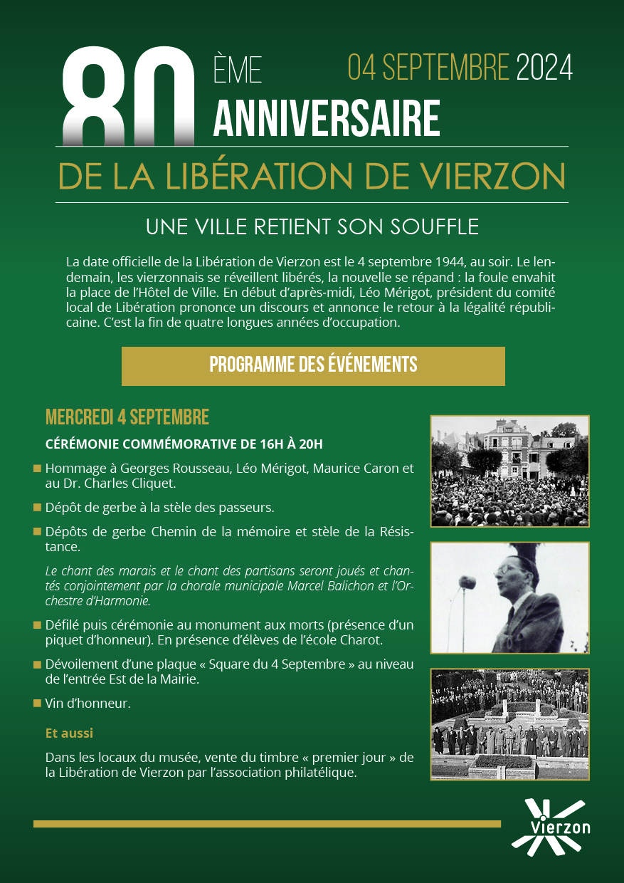 80ème anniversaire de la libération de Vierzon