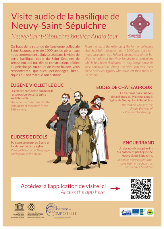 Visite audio de la basilique de  Neuvy-Saint-Sépulchre