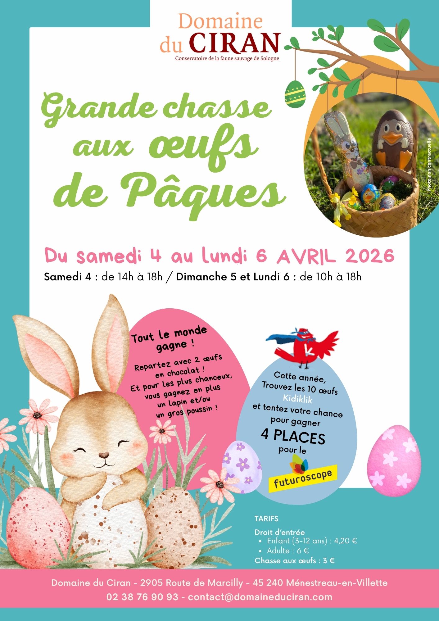 Grande chasse aux oeufs de Pâques