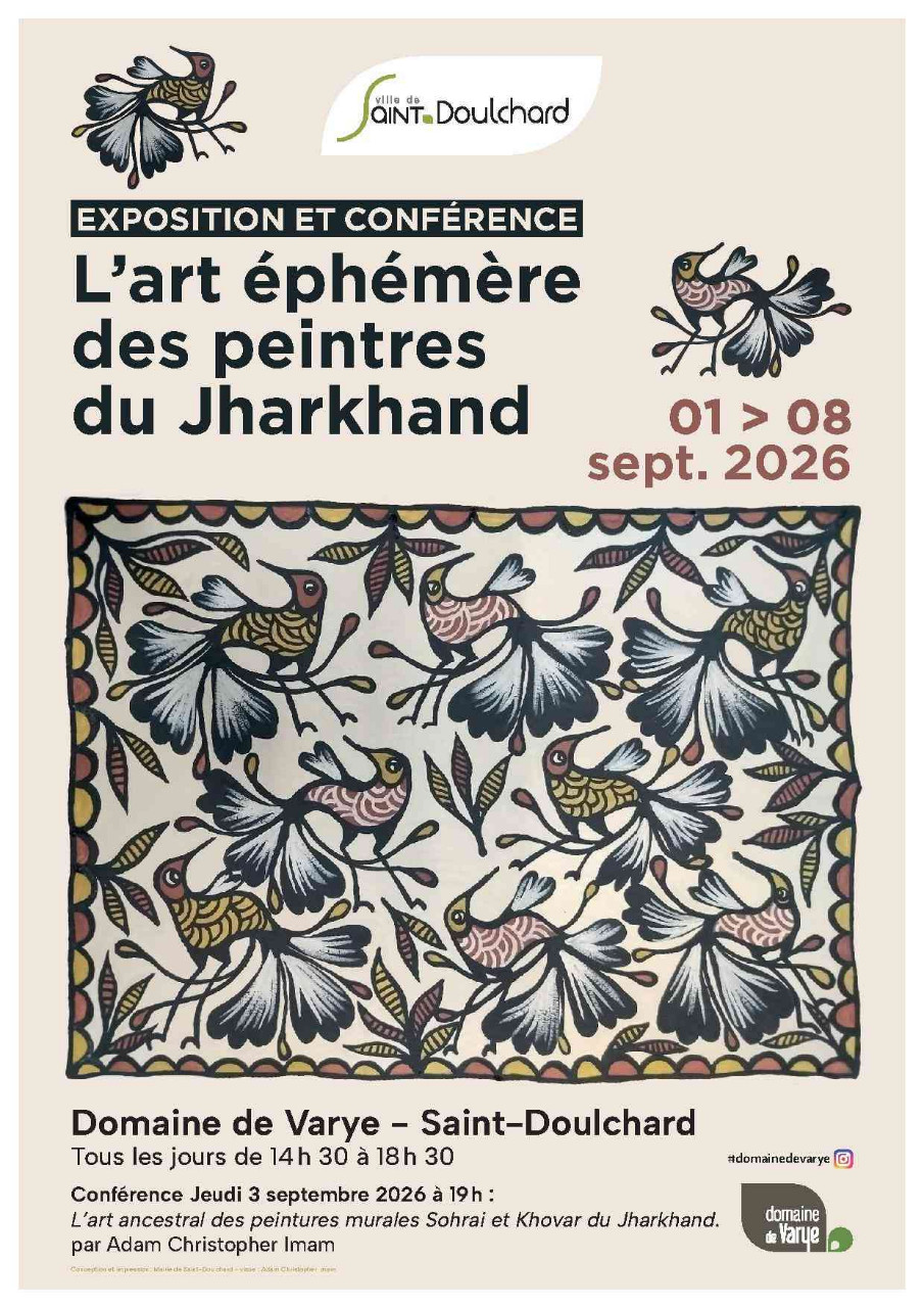 Exposition "L'art éphémère des peintres du Jharkhand"