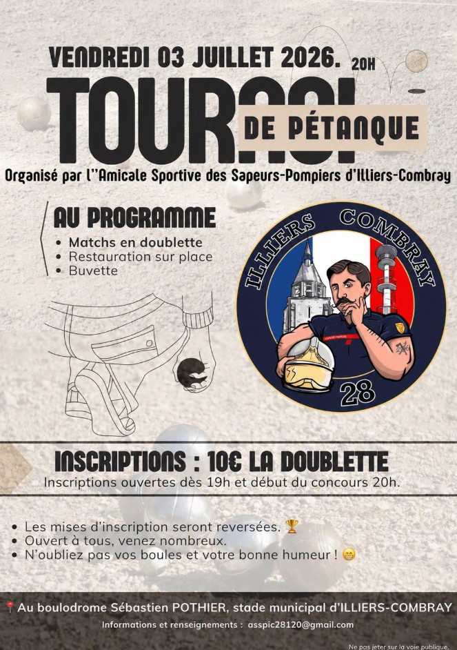 Tournoi de pétanque