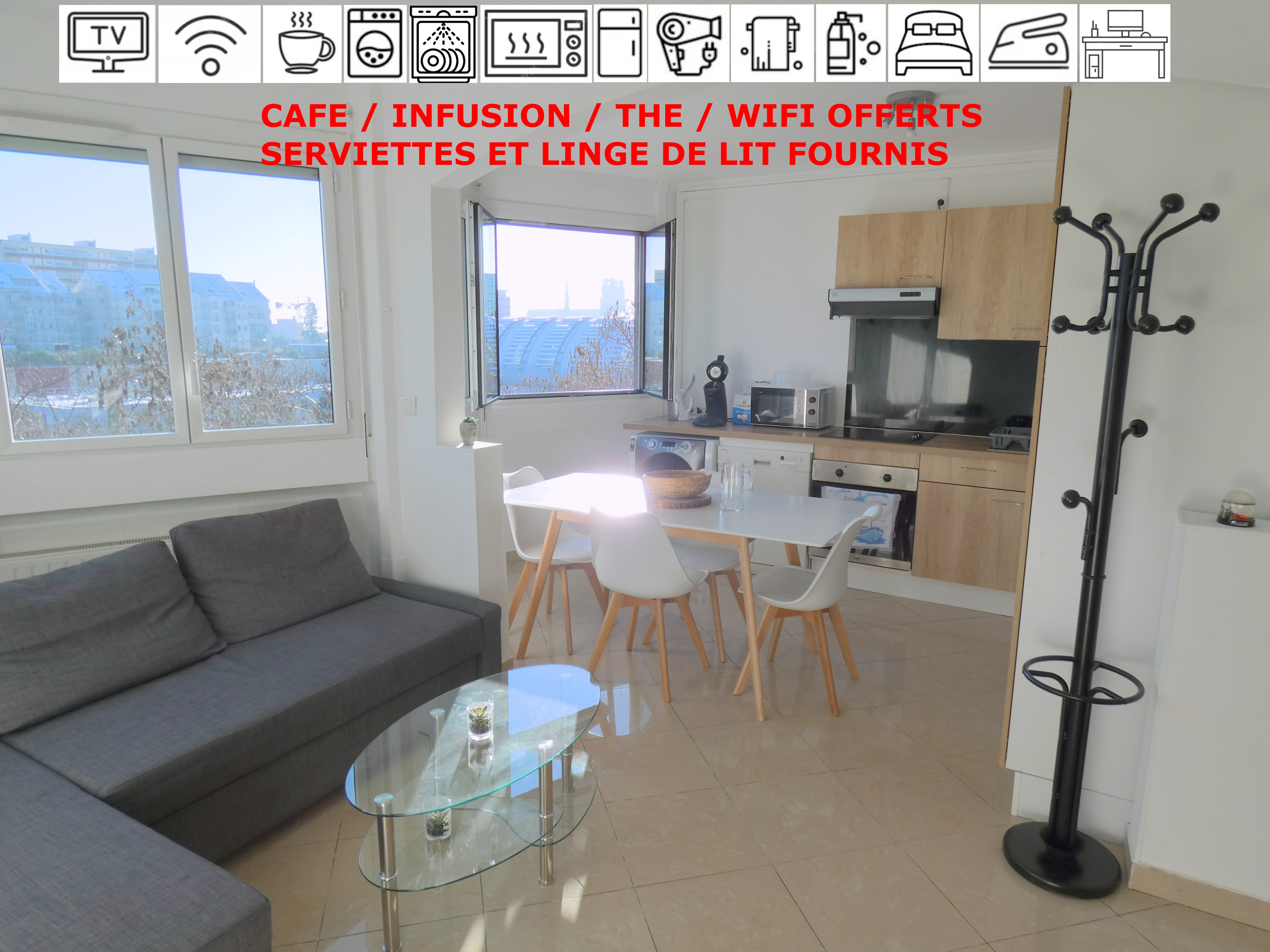 Appartement T2 face à la gare SNCF Orléans - photo 4