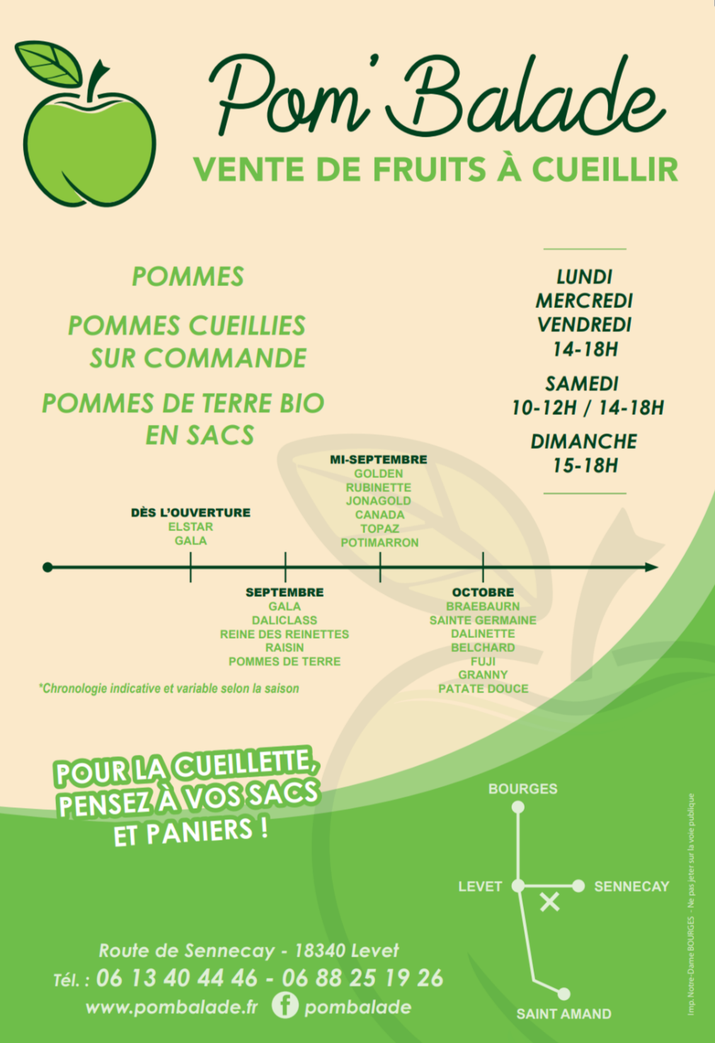 Cueillette de fruits et légumes chez Pom'Balade