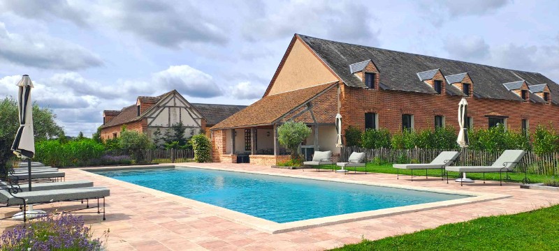 Ferme du Poirier - Padel, Piscine & Spa, Gite de charme en Sologne