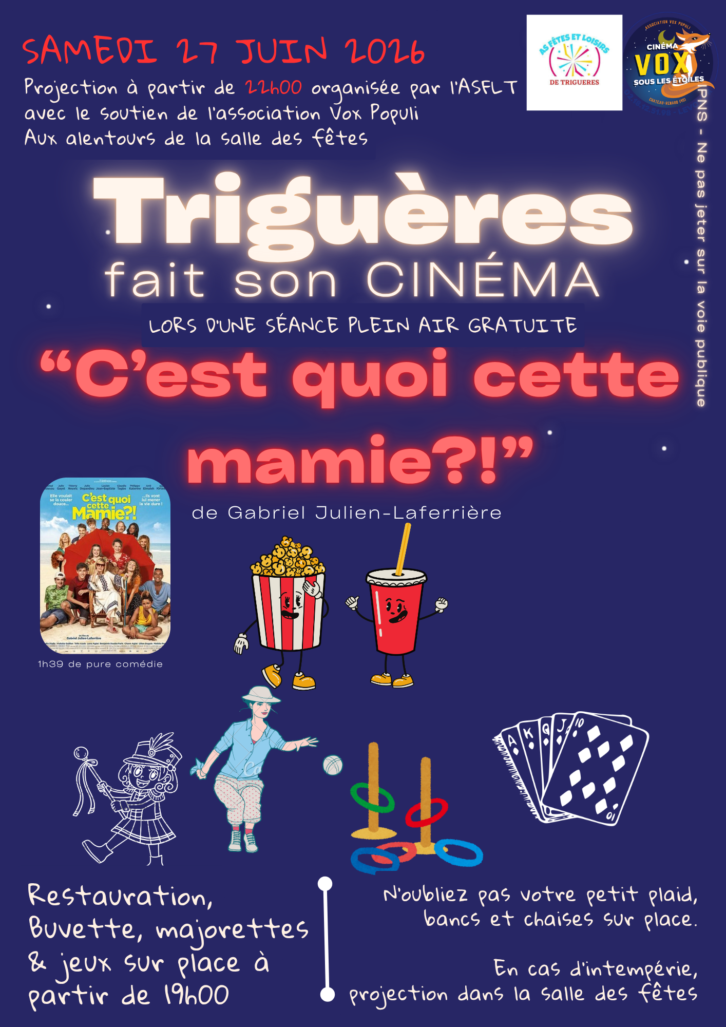 Triguères fait son cinéma : "C'est quoi cette mamie ?"
