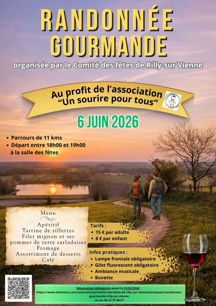 Randonnée gourmande — visuel événement