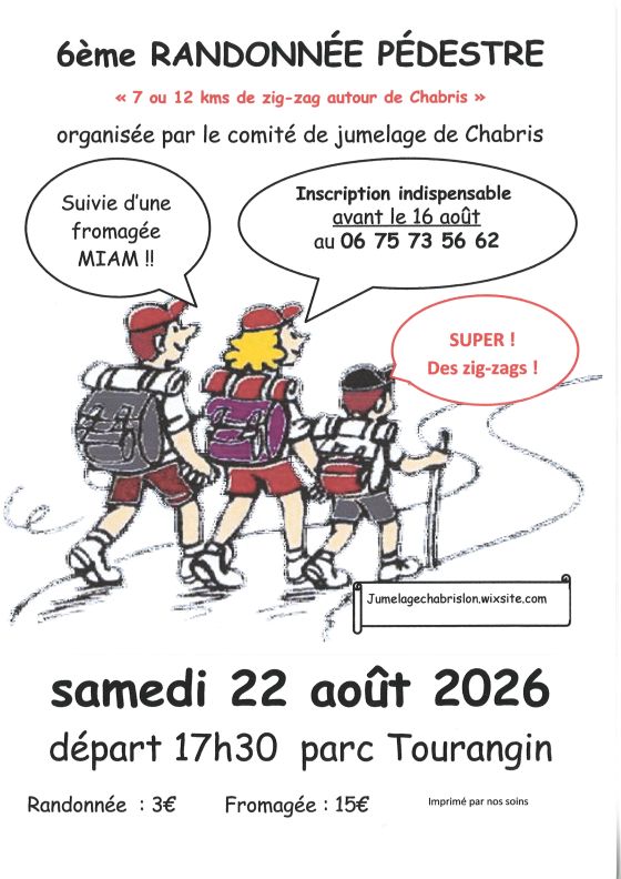 6ème randonnée zig-zag autour de Chabris