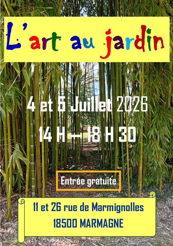 L'Art au Jardin — visuel événement