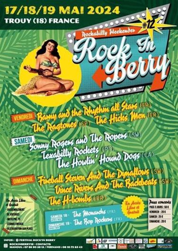 Rock en Berry Du 17 au 19 mai 2024