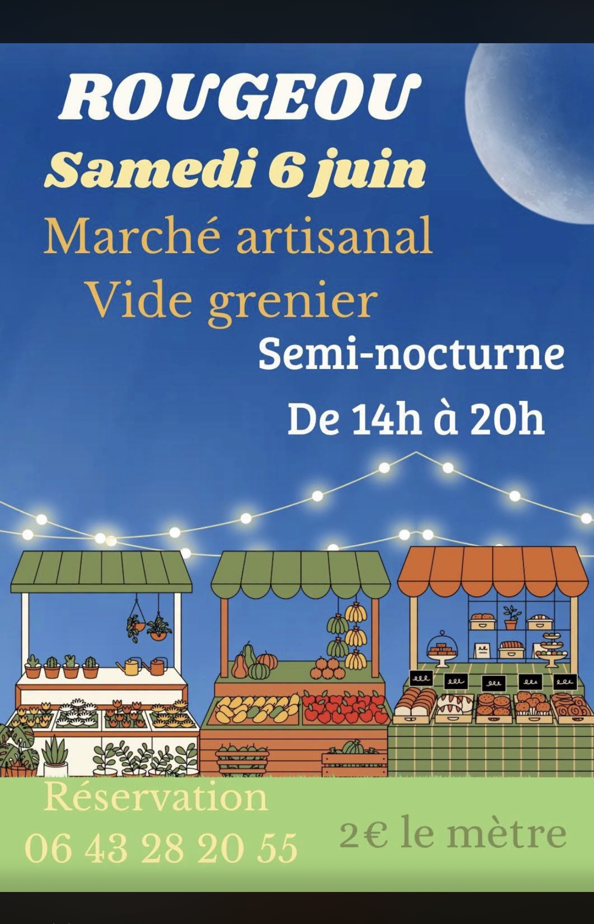 Marché artisanal & vide-greniers semi nocturne