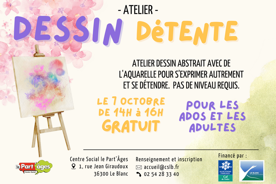Atelier dessin détente