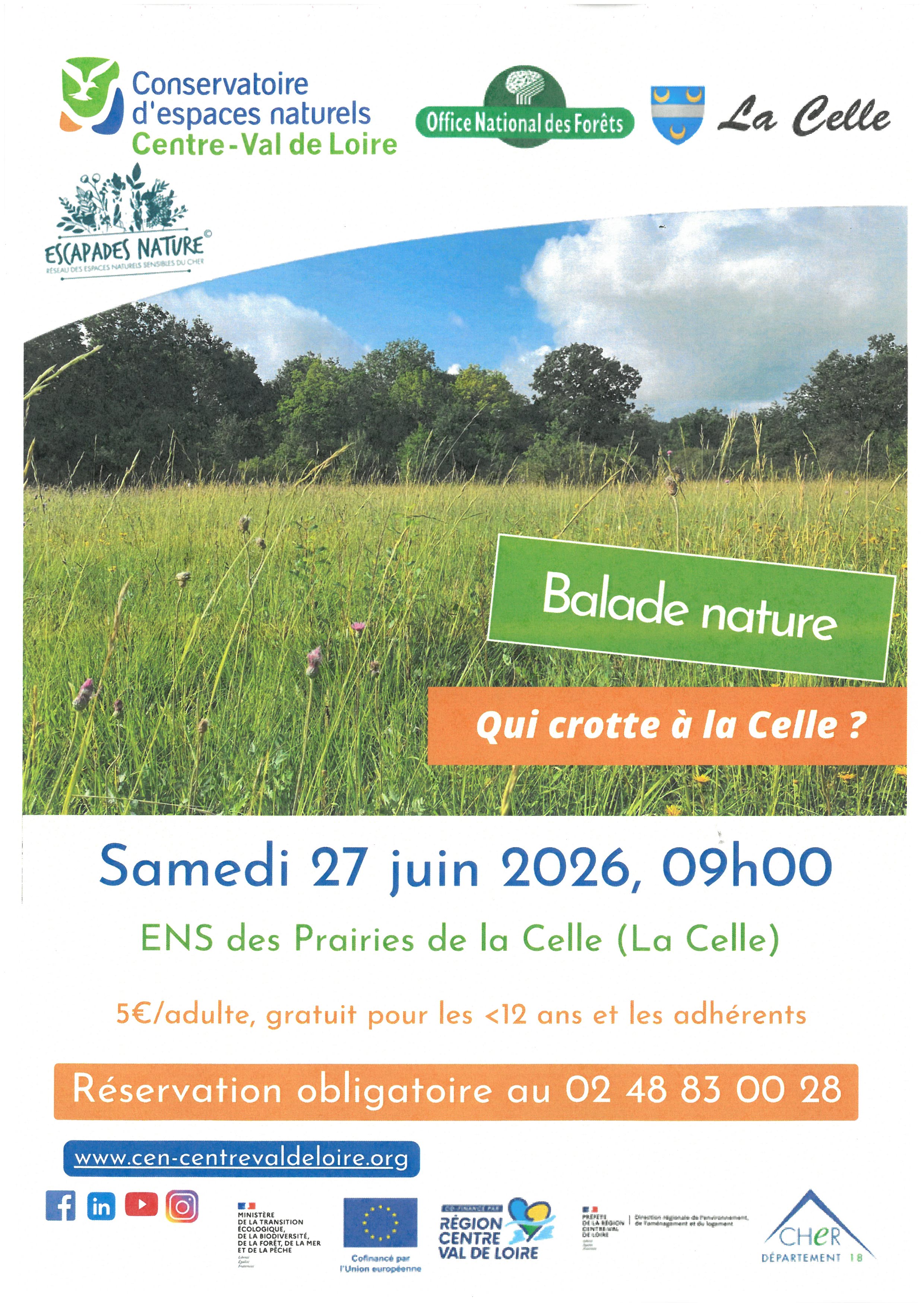 Sortie Nature "Qui crotte à La Celle"