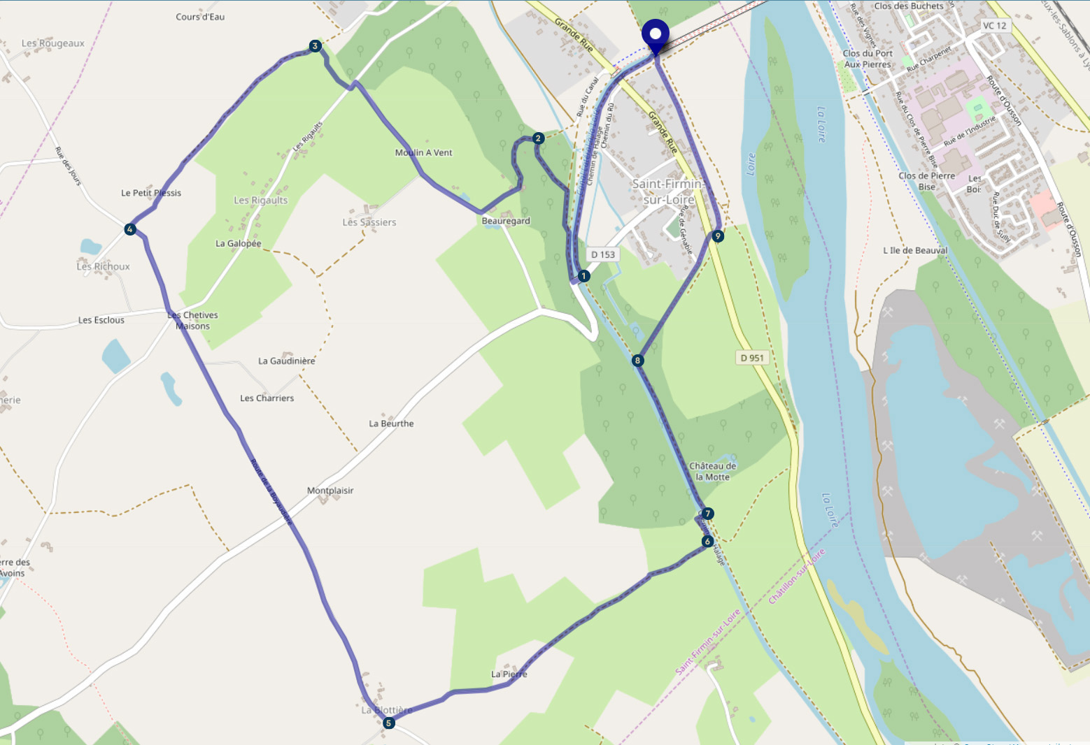 Circuit de Bellevue, Saint-Firmin-sur-Loire