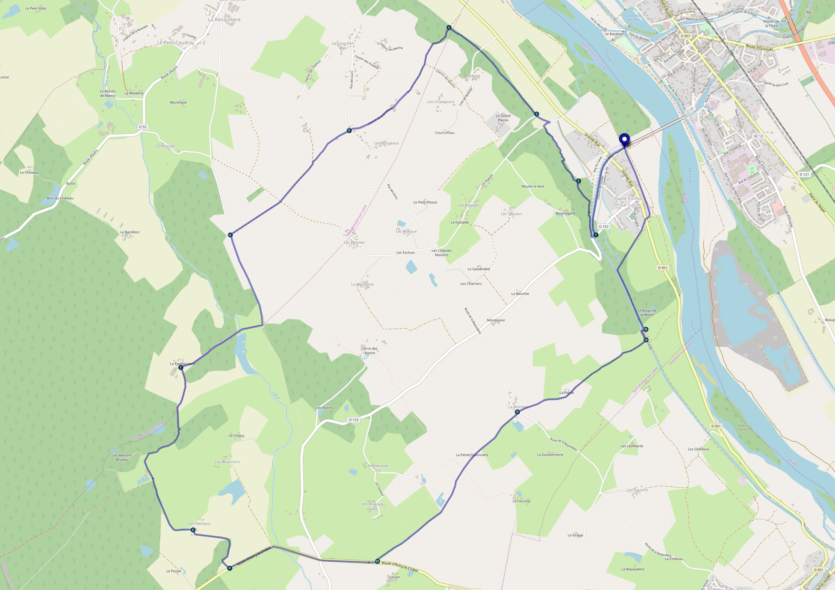 Circuit du Maquis, Saint-Firmin-sur-Loire