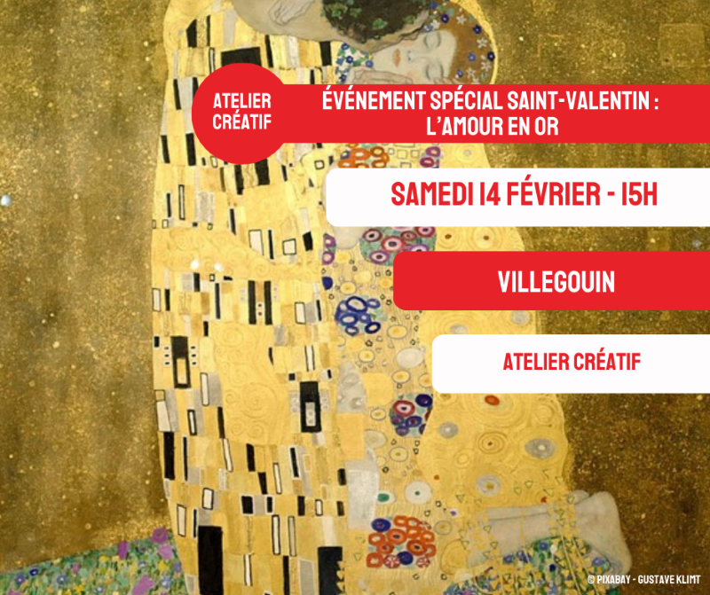 Micro-Folie : "évènement spécial Saint-Valentin : l'amour en or"