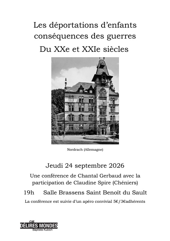 Les déportations d'enfants, conséquences des gueres du XXe et XXIe siècles