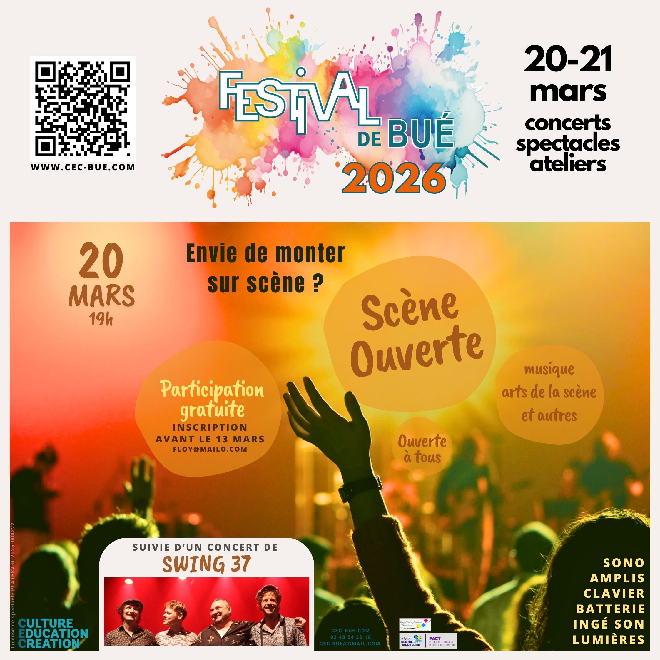 [FESTIVAL DE BUÉ] Spectacle : Spectacles