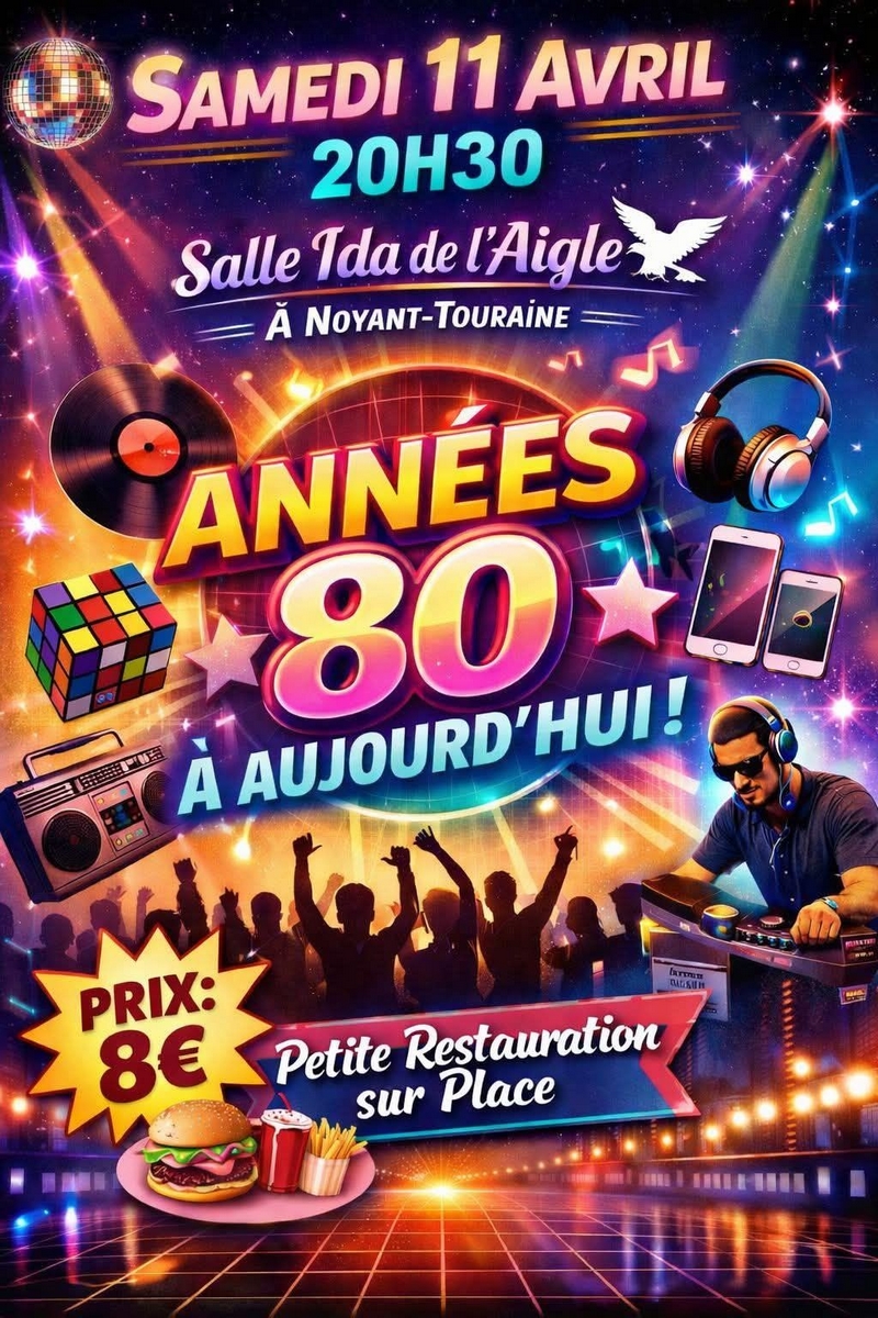 Soirée "des années 80 à aujourd'hui"