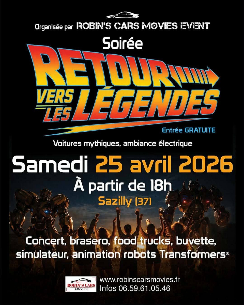 Soirée "Retour vers les légendes" — visuel événement