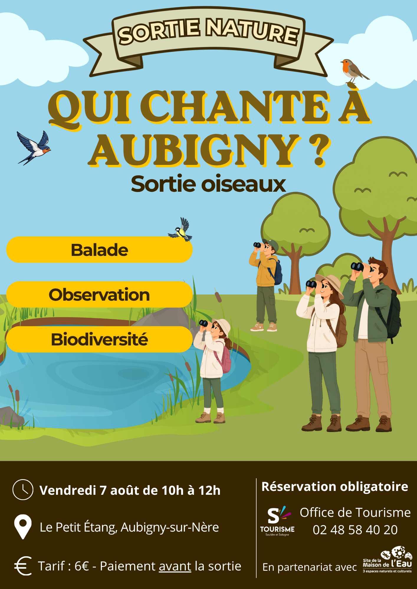 Sortie nature : Qui chante à Aubigny ?