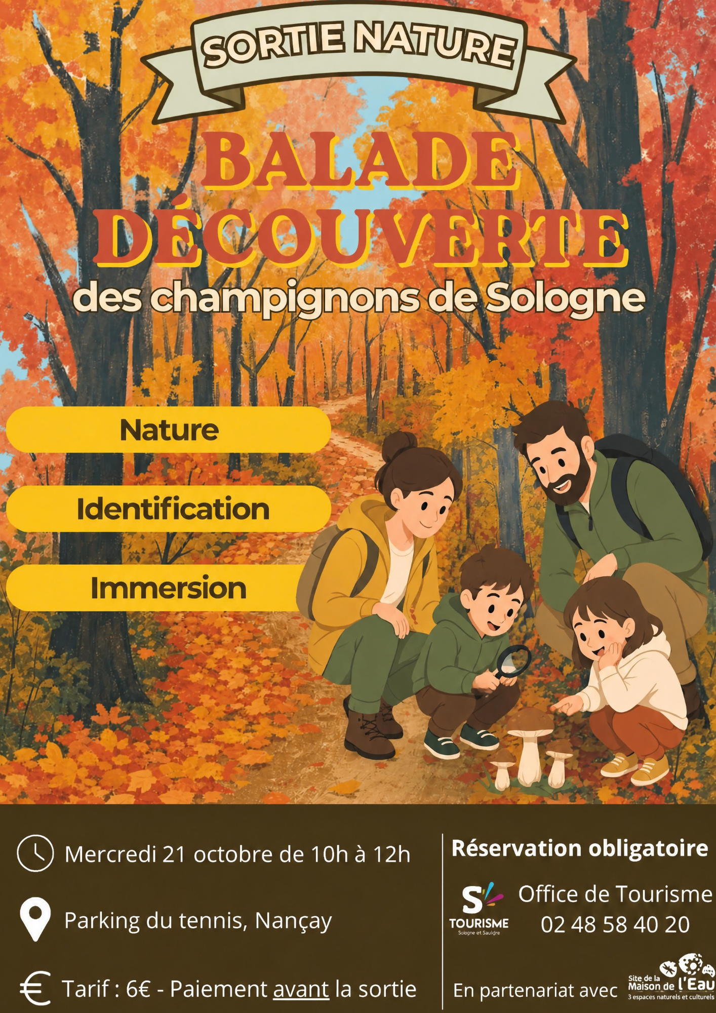 Sortie Nature : balade découverte des champignons