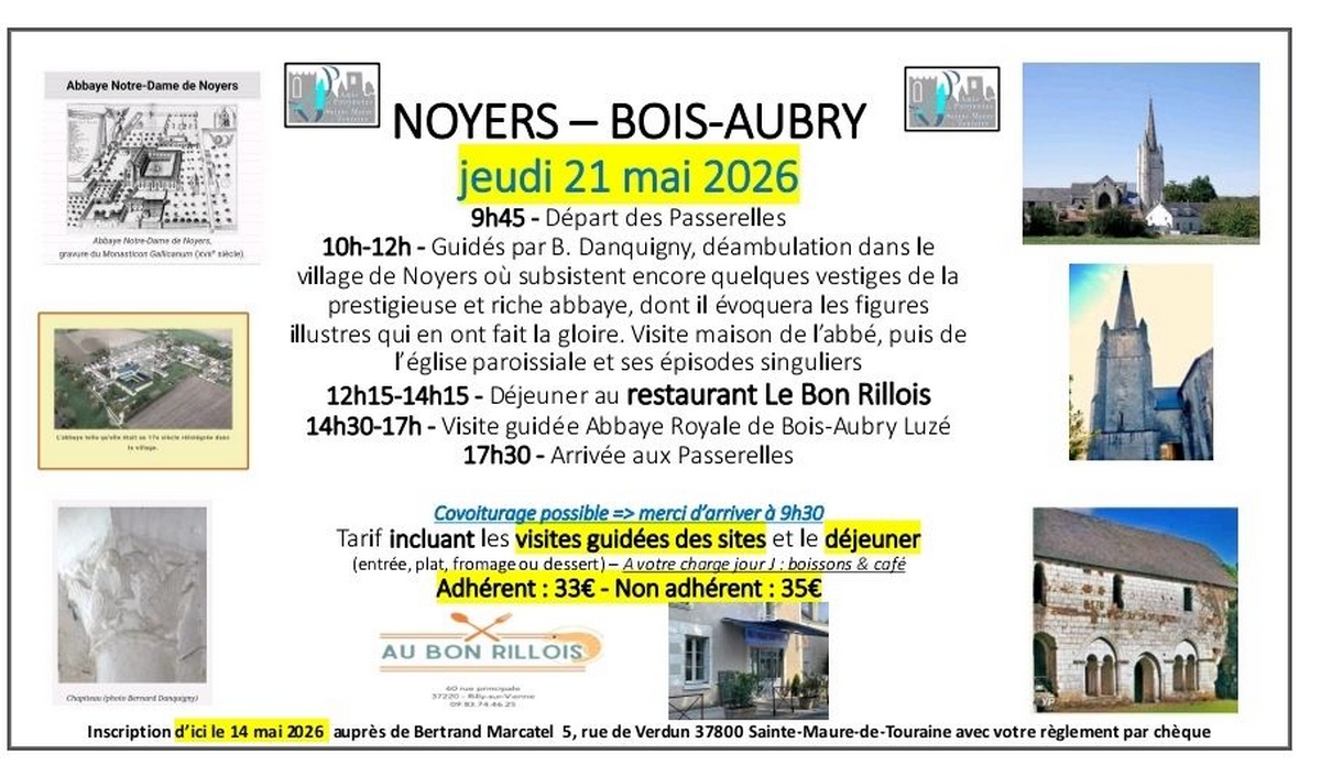 Sortie Patrimoine : À la découverte des Abbayes du XIe siècle — visuel événement
