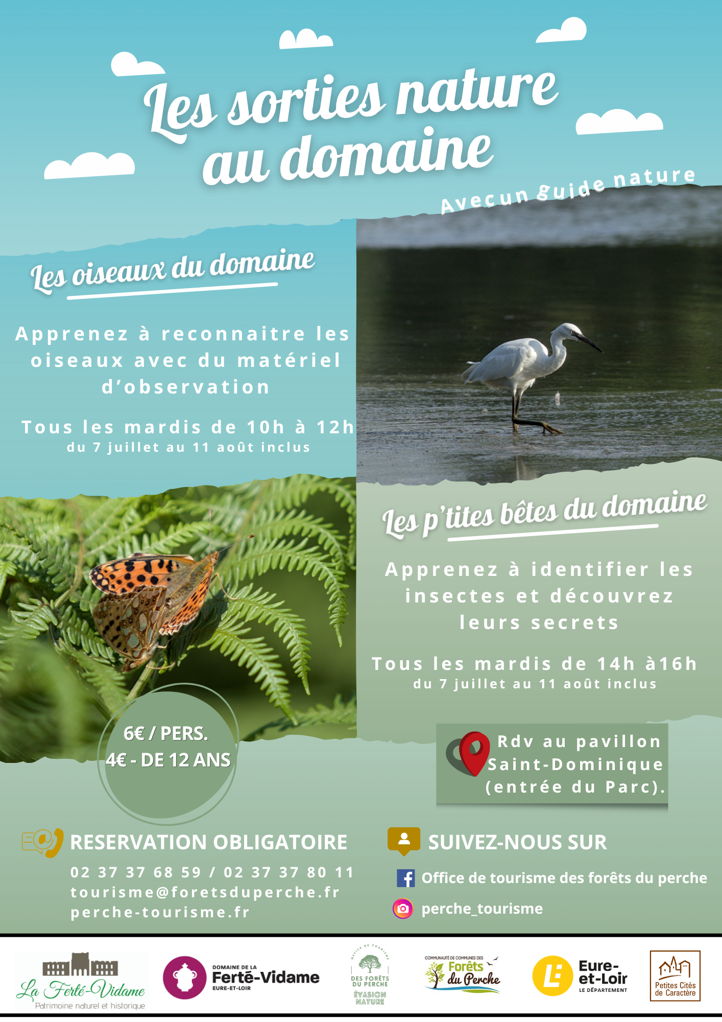Les p'tites bêtes du domaine - Sortie nature en famille