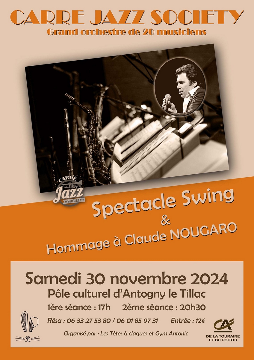 Spectacle Swing et hommage à Claude Nougaro