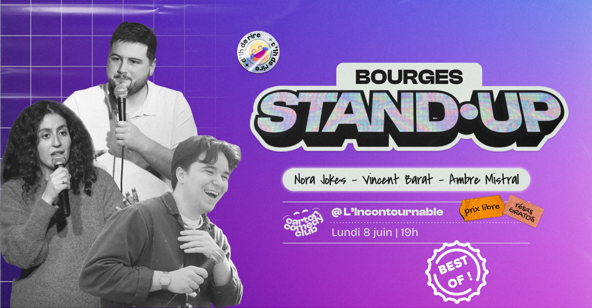 Soirée Stand Up - Carton Comedy Club