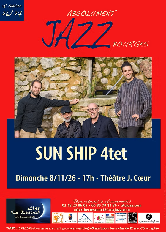 Concert Absolument Jazz : Sun Ship 4TET