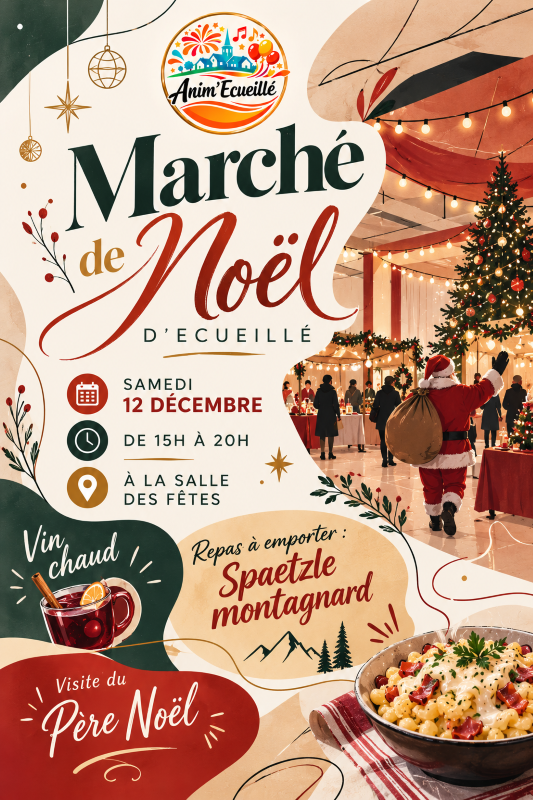 Affiche de Marché de Noël