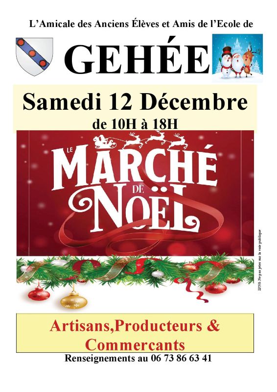 Affiche de Marché de Noël