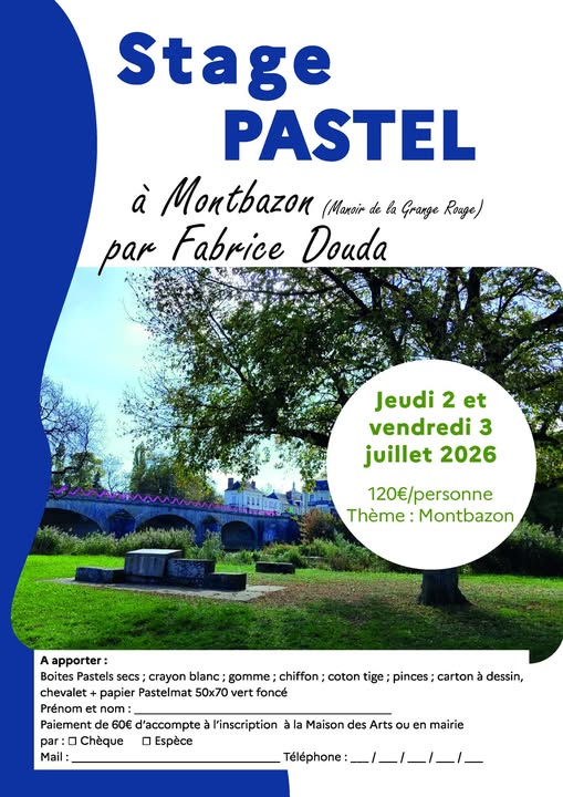 Stage Pastel — visuel événement