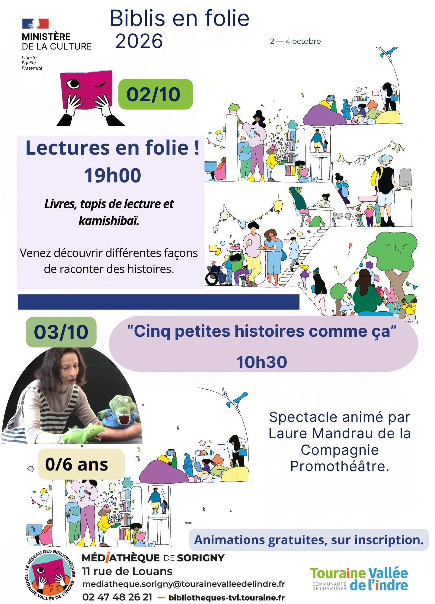 Lectures en folie !
