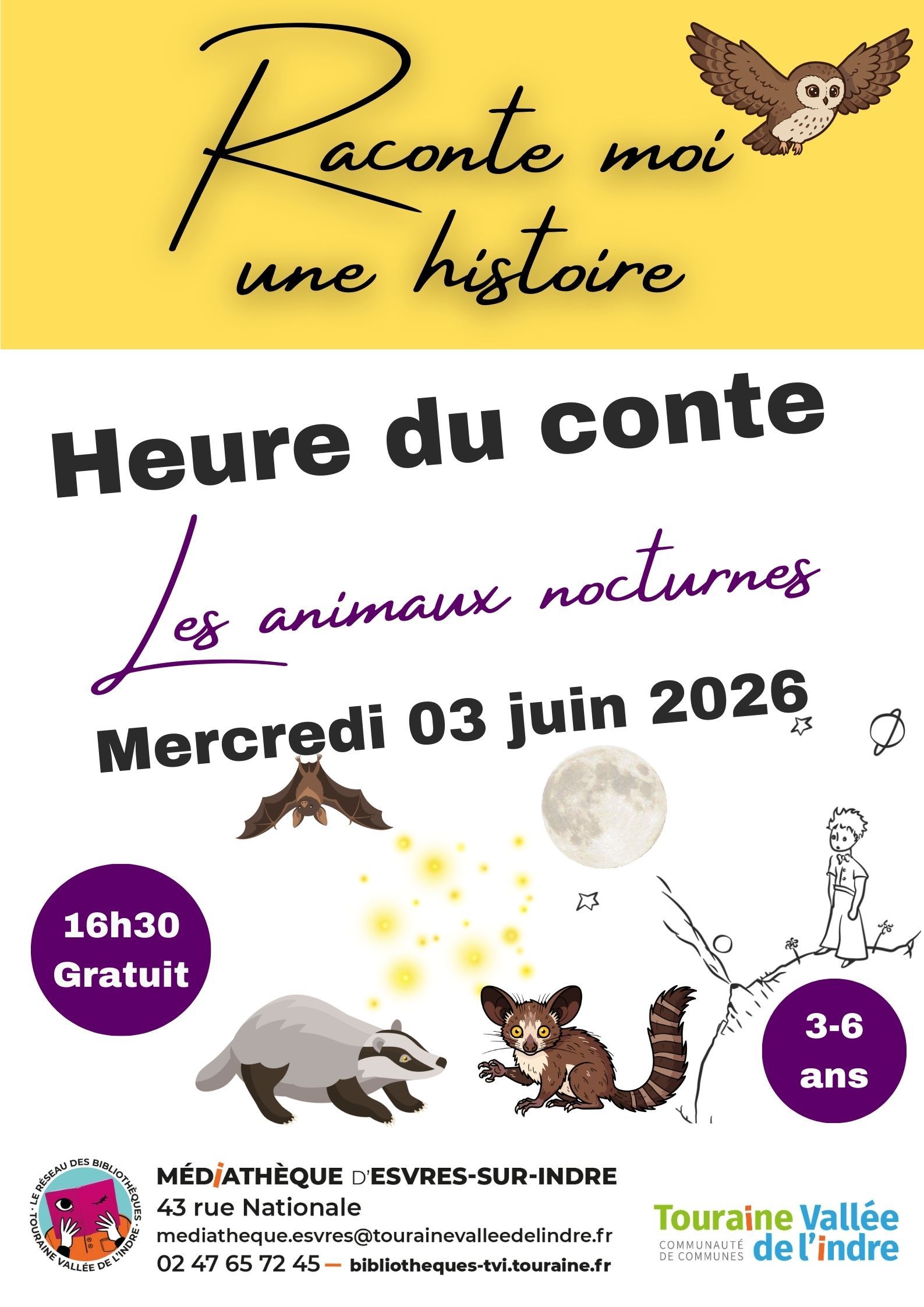 Raconte-moi une histoire — visuel événement