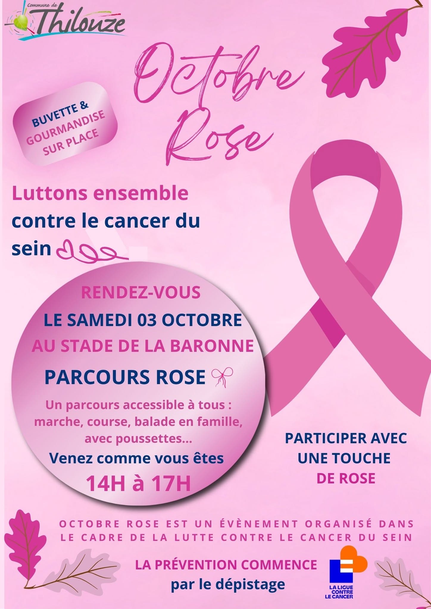 Parcours Rose à Thilouze