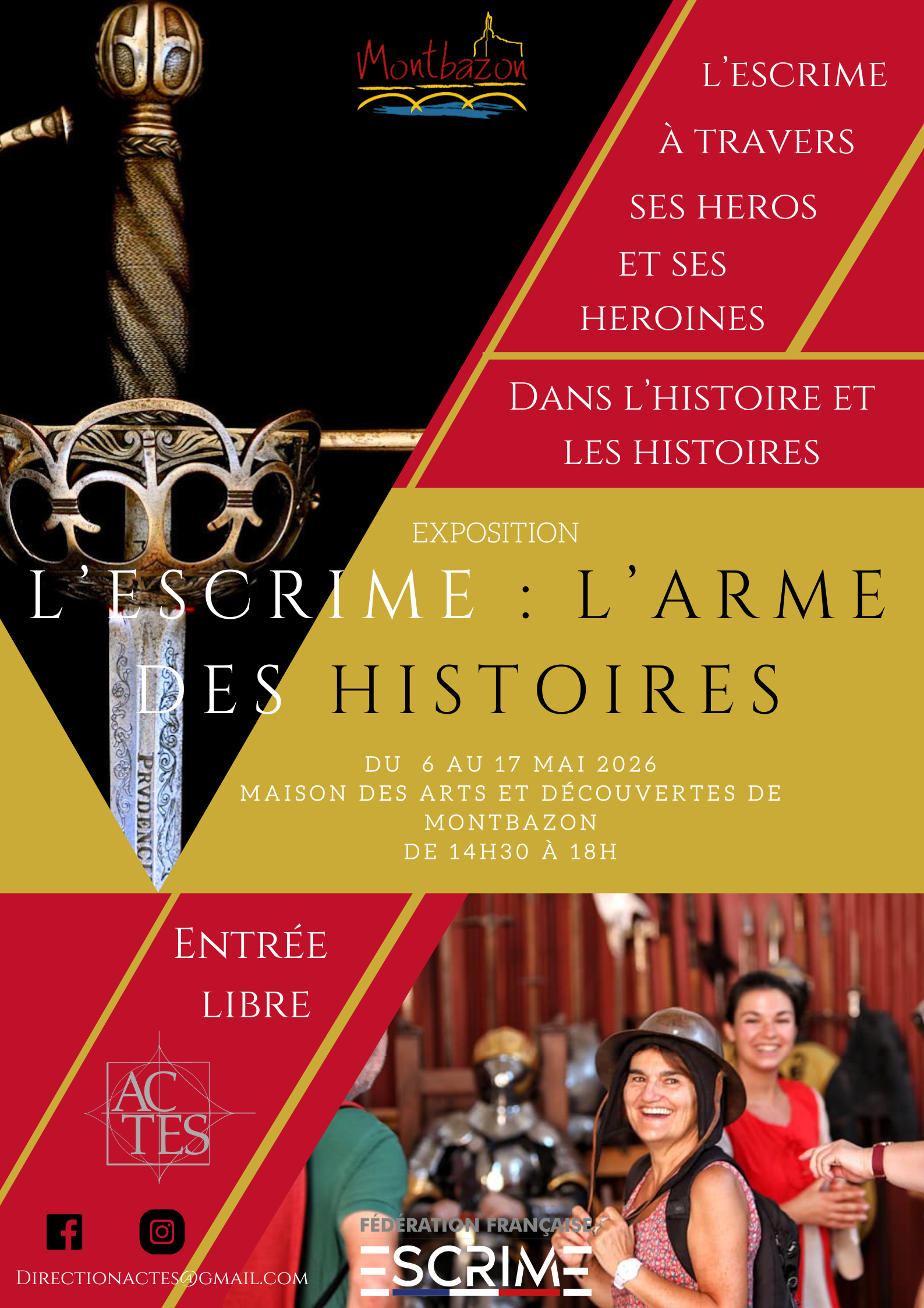 Exposition : L'escrime : l'art des histoires — visuel événement