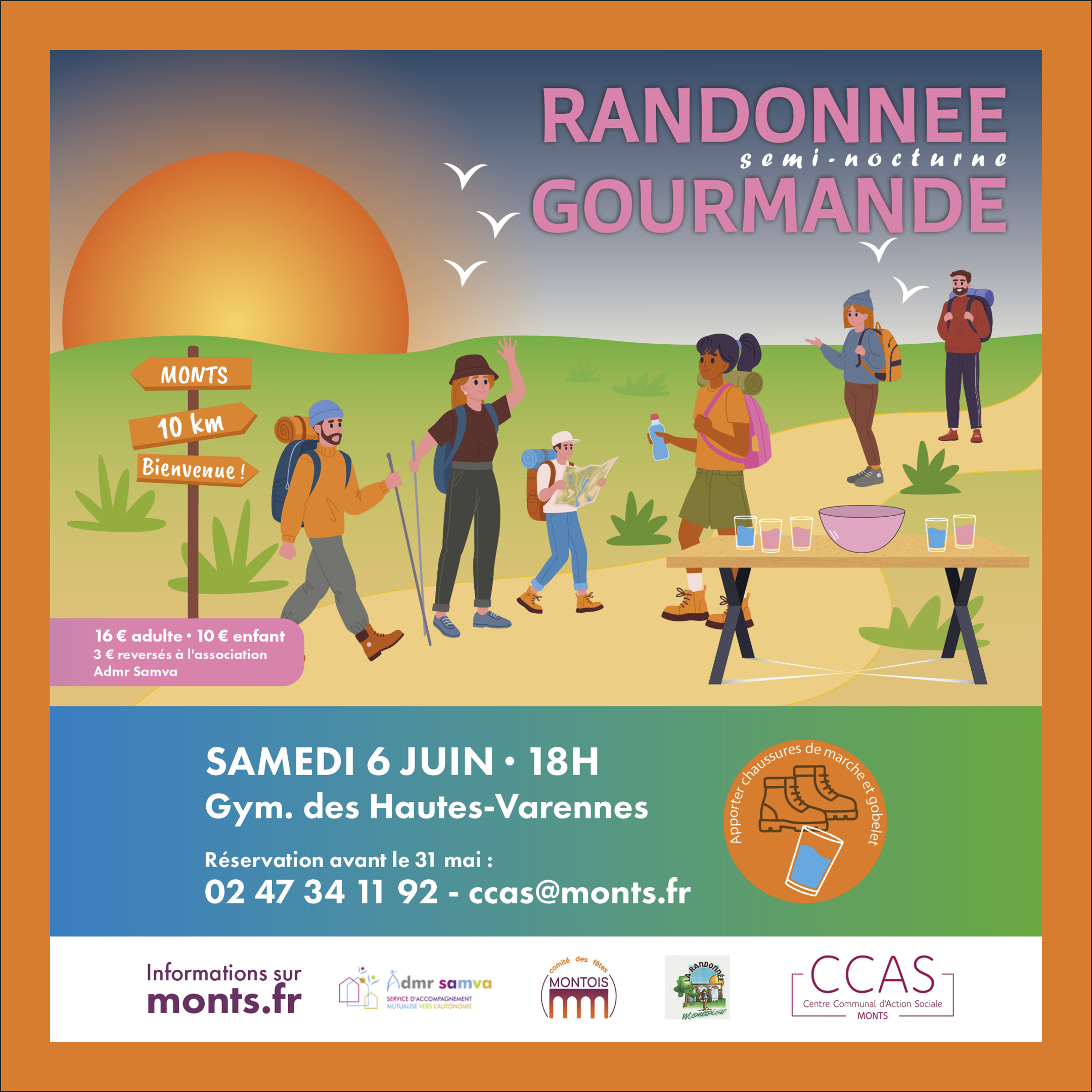 Randonnée nocturne gourmande