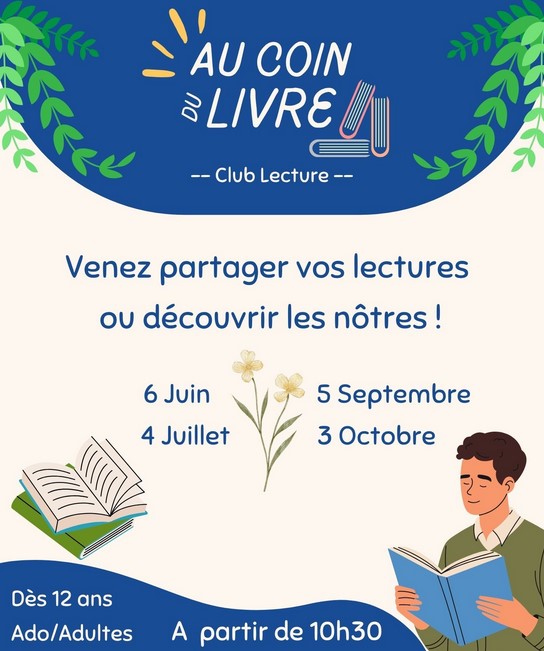 Club Lecture "Au coin du livre"