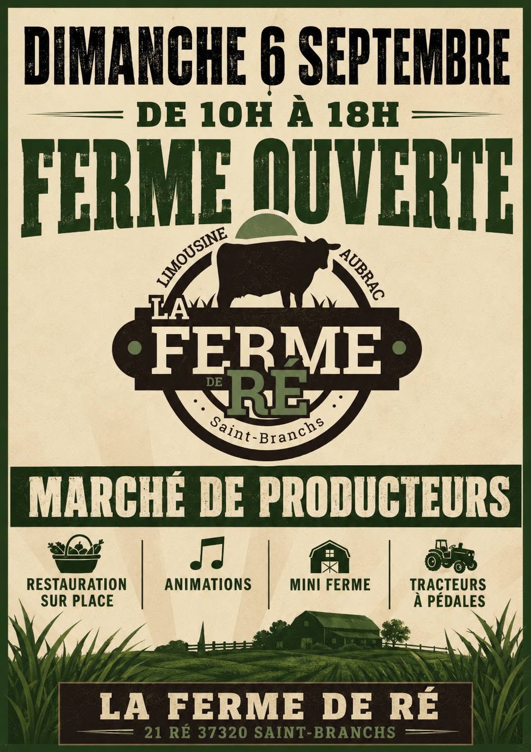 Ferme ouverte - La Ferme de Ré